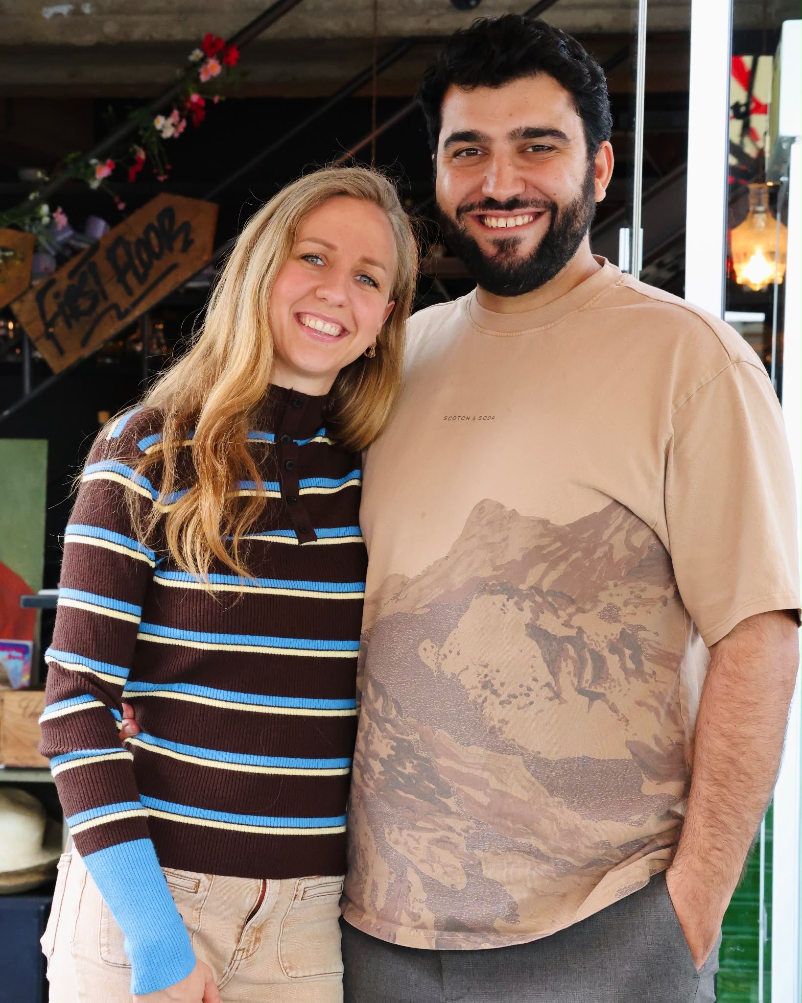 Laurie et Gor, ensemble chez I Love Burger